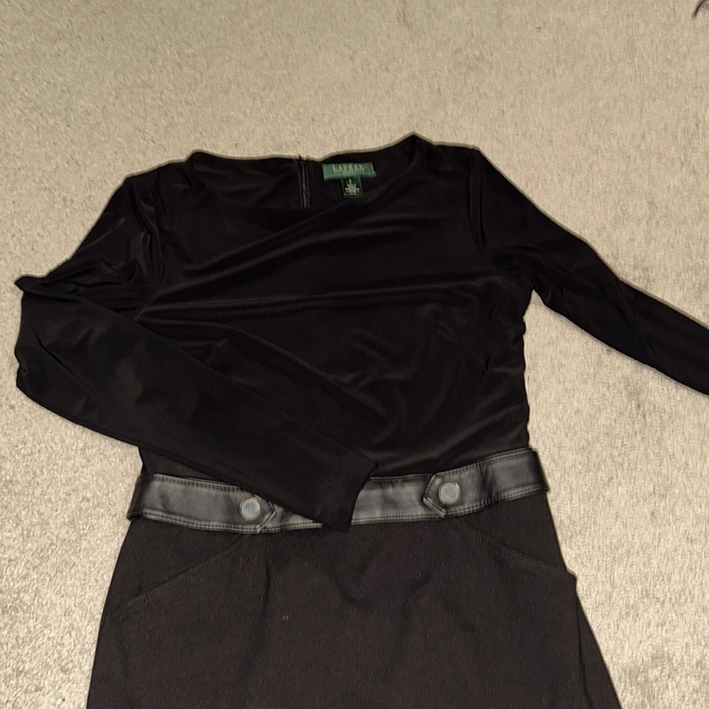 Black Dress side 6 Lauren Ralph Lauren dress made in China